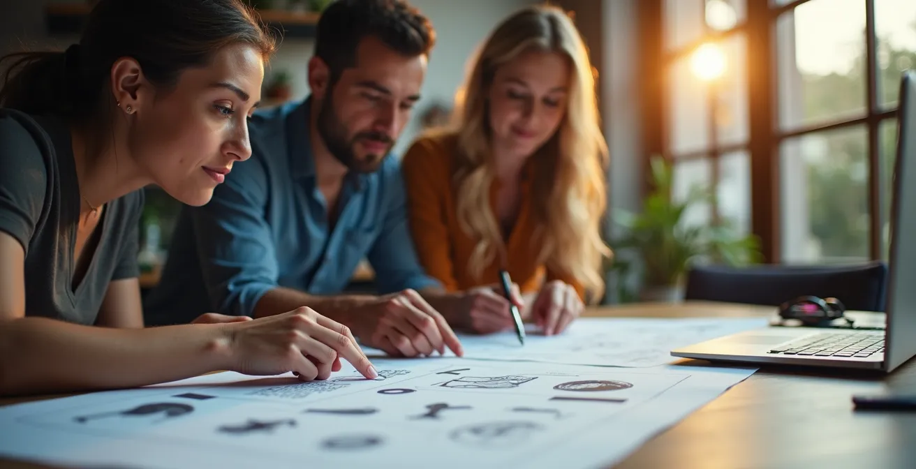 Concepto visual de preventa y validación de producto antes del lanzamiento