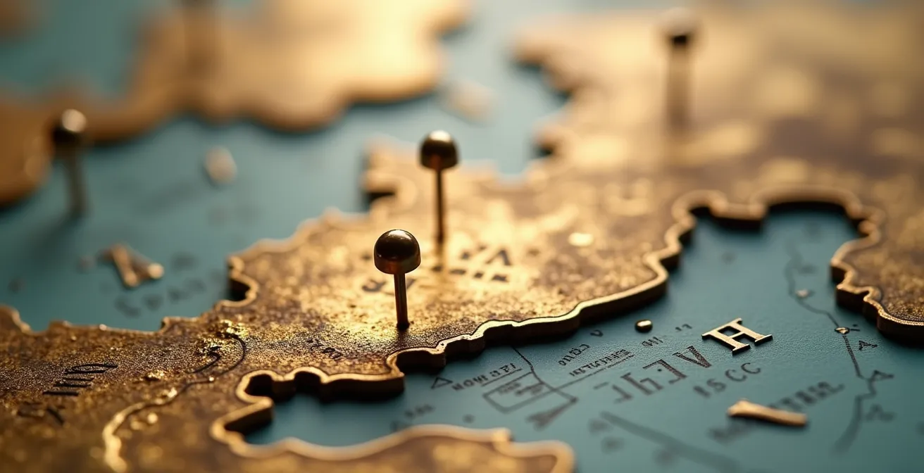 Vista macro de conexiones comerciales internacionales desde España