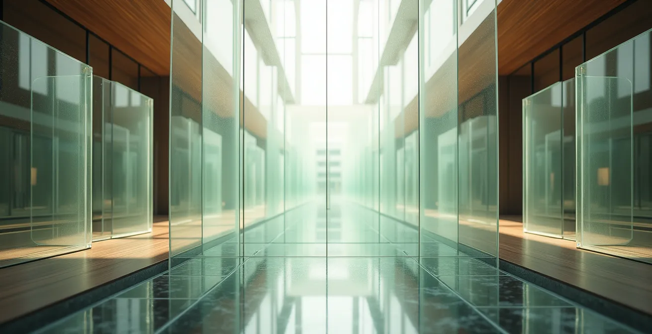 Espacio de trabajo moderno que refleja cultura corporativa transparente