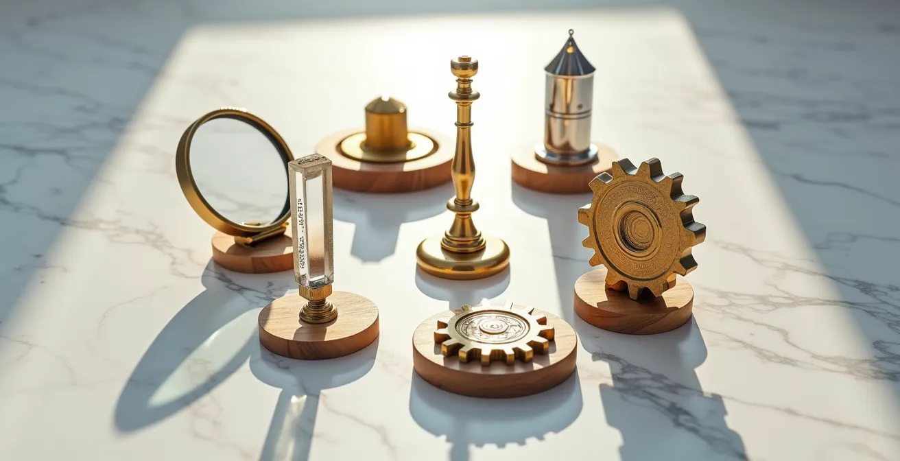 Vista simbólica del proceso iterativo de mejora continua con elementos visuales abstractos representando las fases de DMAIC