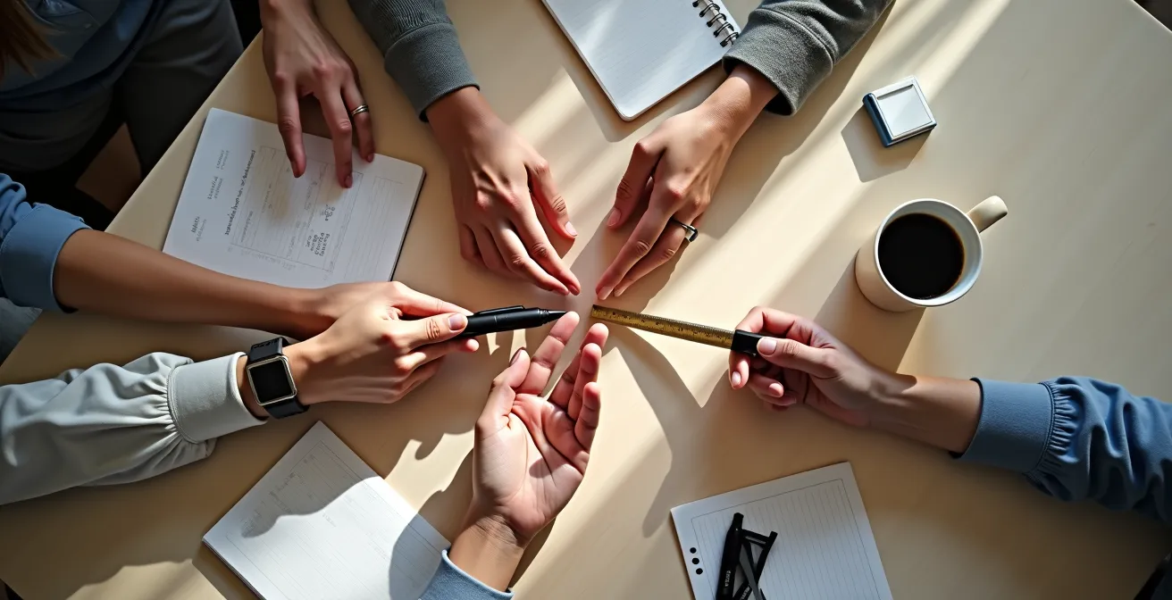 Equipo diverso celebrando un logro empresarial en ambiente startup colaborativo